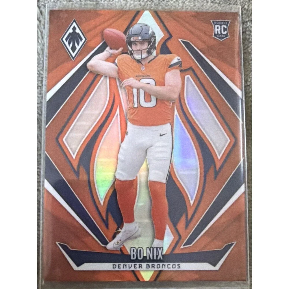 2024 Panini Phoenix - Rookies Bo Nix #159 Orange Fade (RC)